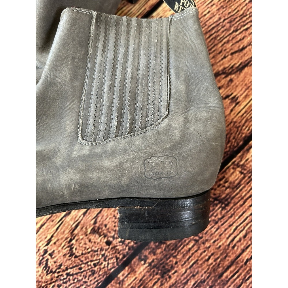 Potro Rebelde Genuine Suede Leather Charro Boots Women's Size 6 Western - Picture 6 of 11